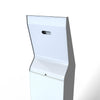 CharityStand freestanding charity donation station with LED edges in venue
