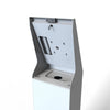 CharityStand floor-standing fundraising kiosk with tap-to-pay NFC reader